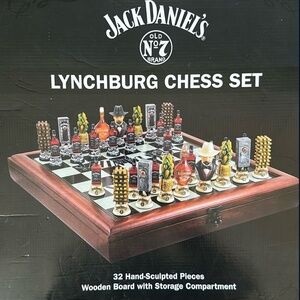 Jack Daniel’s hand crafted chess set collection